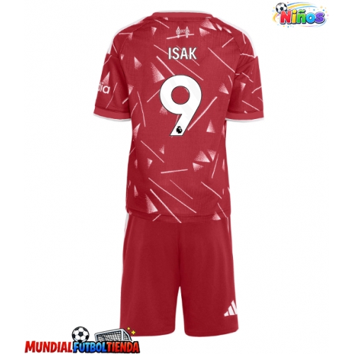 Camiseta Liverpool Alexander Isak #9 Primera Equipación Replica 2026-27 para niños mangas cortas (+ Pantalones cortos)